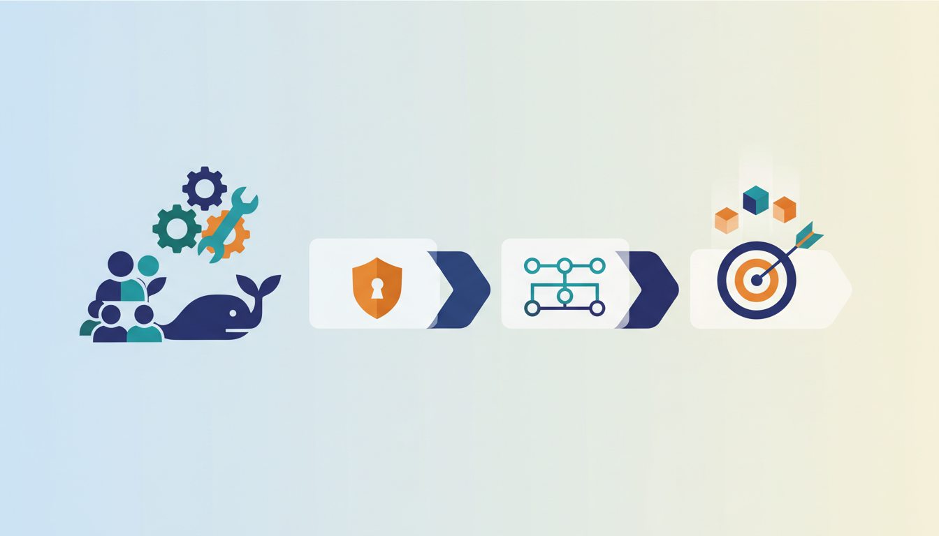 Conceptual illustration for Deploying Production-Ready AI Applications with Dify