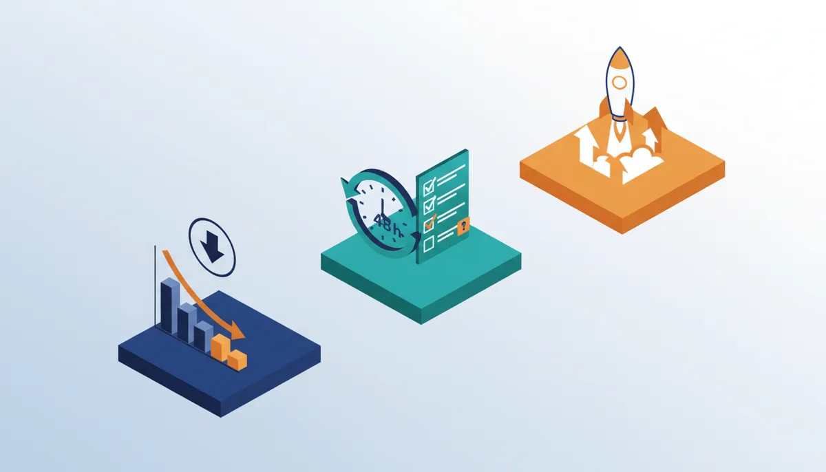 Conceptual illustration for Steps for Diagnosing and Fixing Traffic Declines During Spam Updates