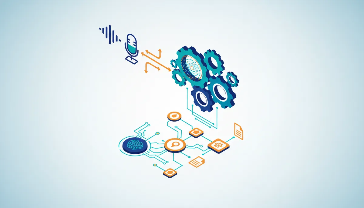 Conceptual illustration for Operationalizing Voice-to-Text Workflows for Rapid Content Structuring