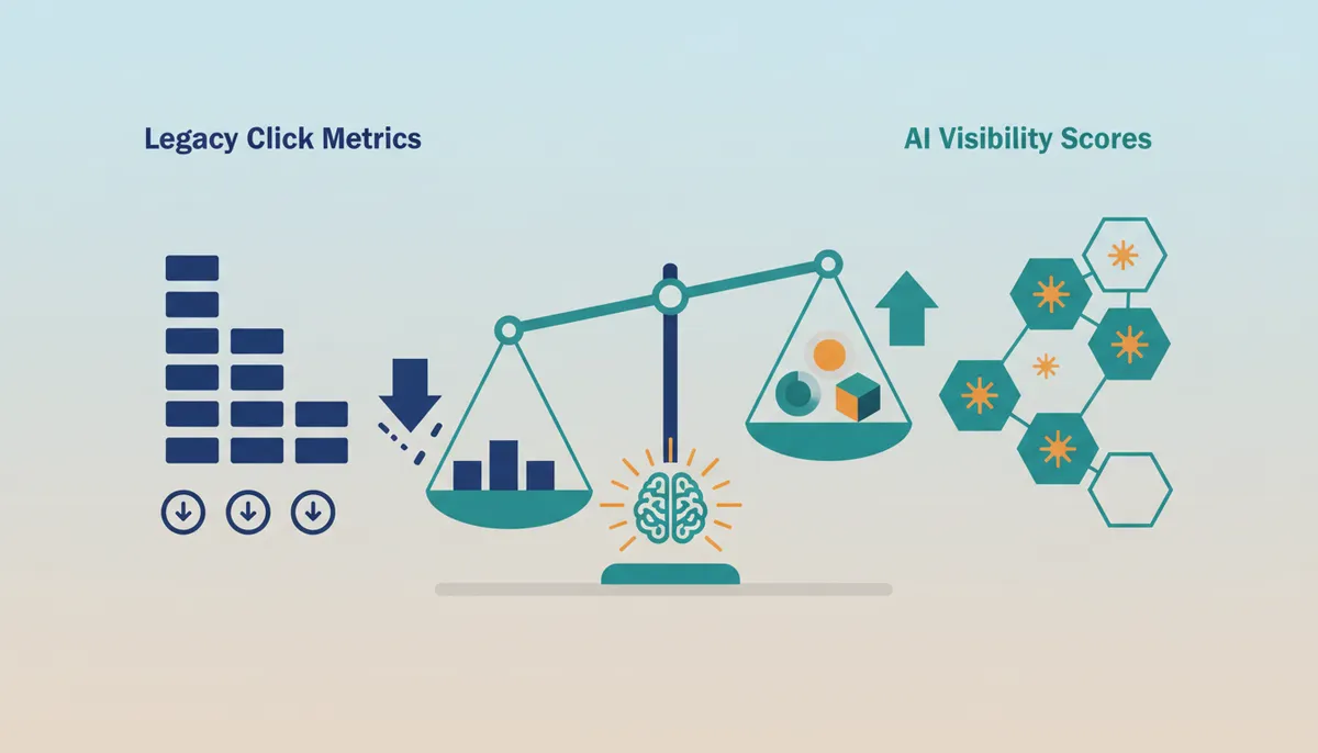 Content performance: tracking AI visibility scores