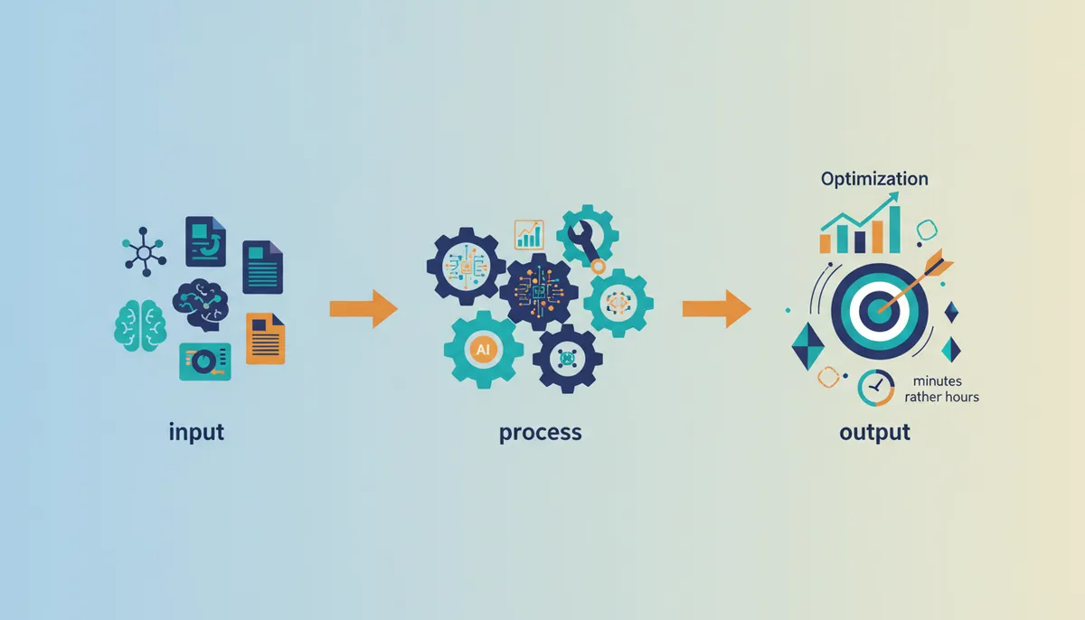 Conceptual illustration for Deploying AI Workflows for Content Creation and SEO Optimization