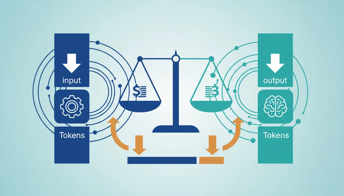 Model pricing breakdown: input vs output costs