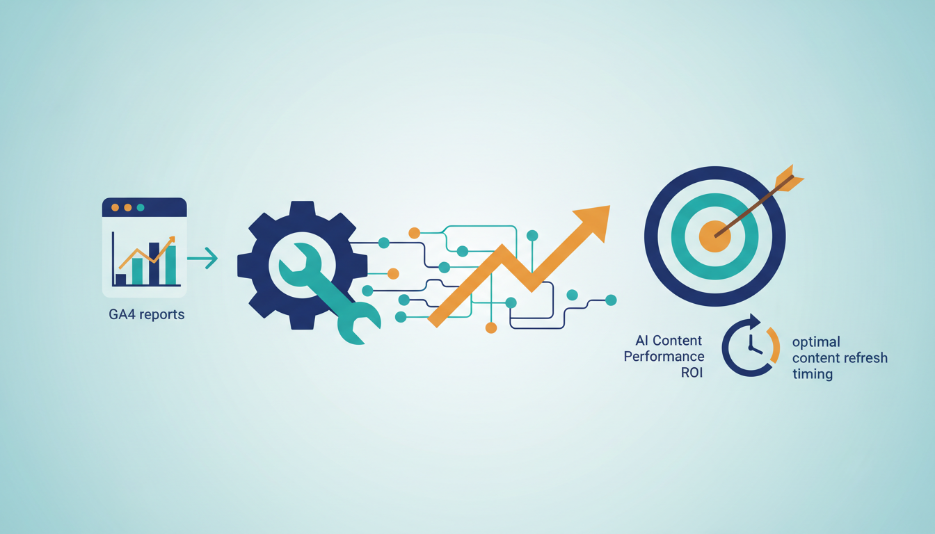 Conceptual illustration for Measuring ROI Through Performance Analysis and Strategic Refinement