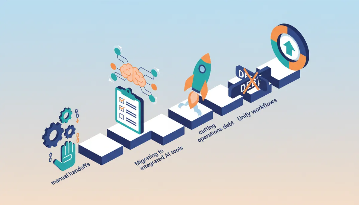 Conceptual illustration for Implementing a Unified Strategy to Reduce Operations Debt