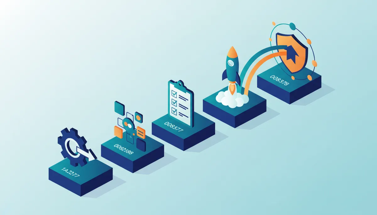 Conceptual illustration for Executing End-to-End Content Automation with Quality Control