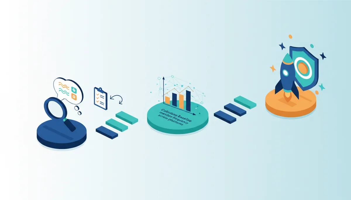 Conceptual illustration for Implementing a Systematic AI Visibility Tracking Framework
