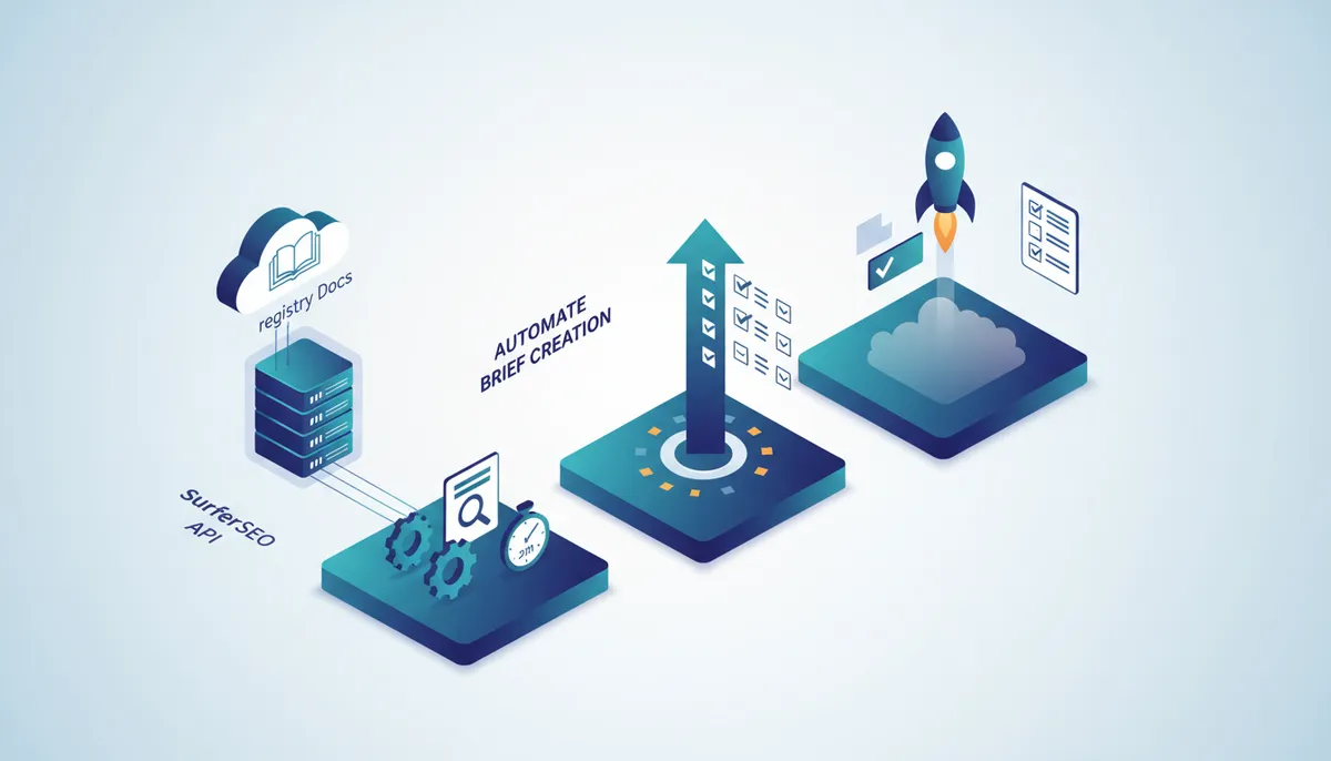 Conceptual illustration for Building a Scalable Brief Automation Pipeline