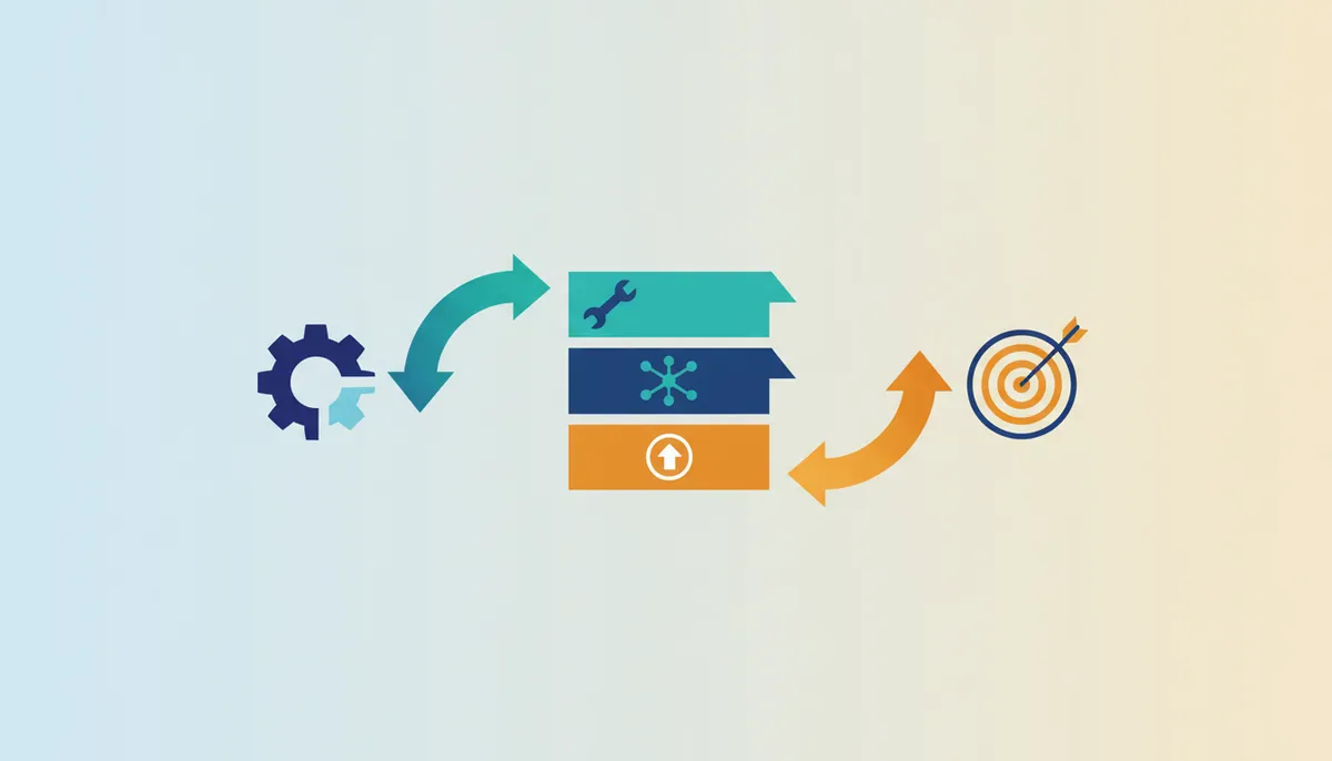 Conceptual illustration for Building a Revenue-Aligned Content Strategy Using the Three-Tier Framework