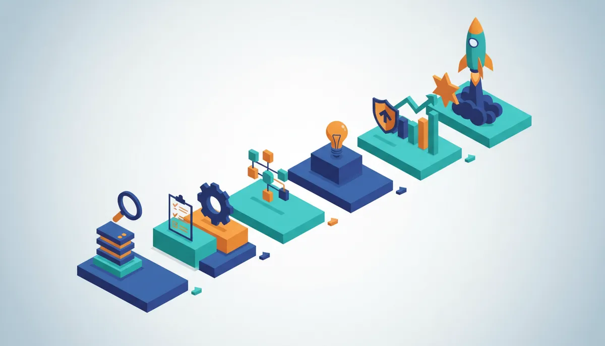 Conceptual illustration for Executing an Eight-Step Framework for Modern Keyword Strategy