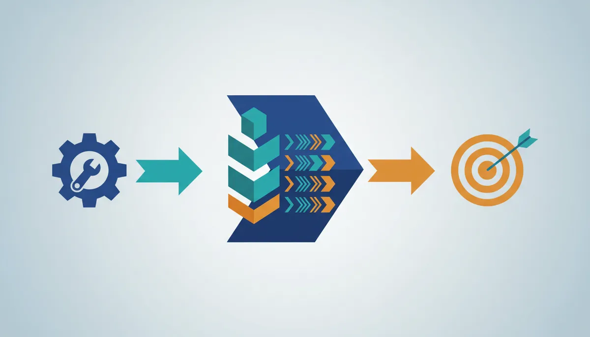 Conceptual illustration for Strategic Tool Selection and Governance Frameworks for Scale