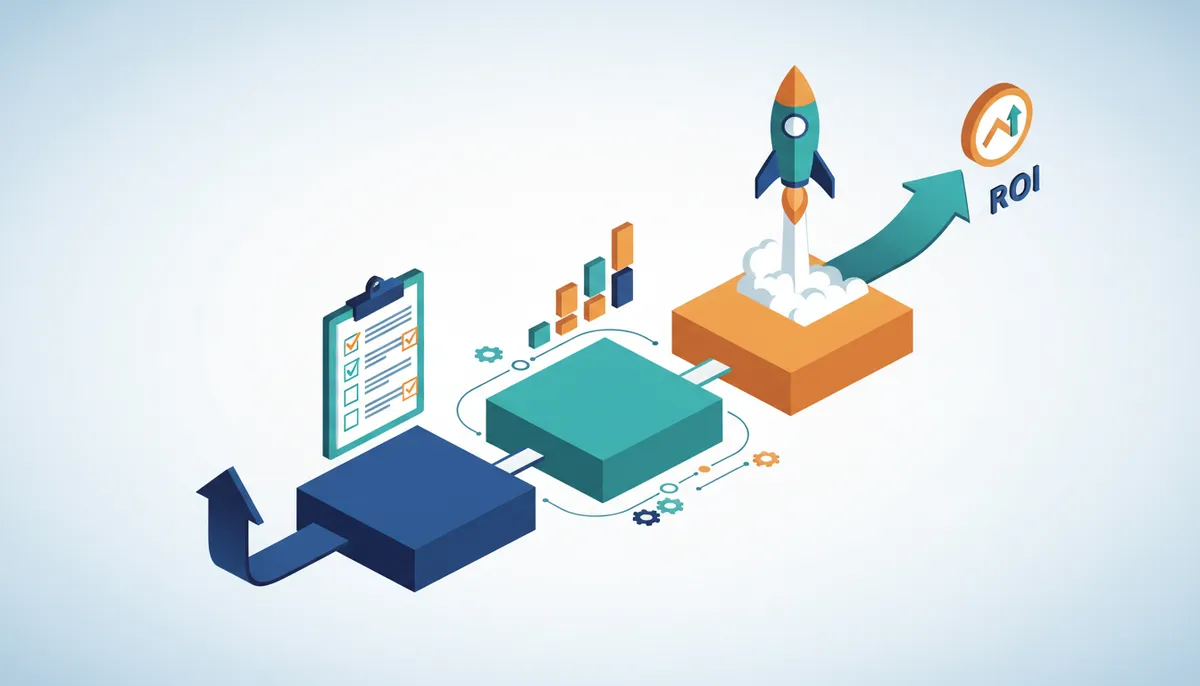 Conceptual illustration for Executing the Workflow Implementation Checklist for Immediate ROI