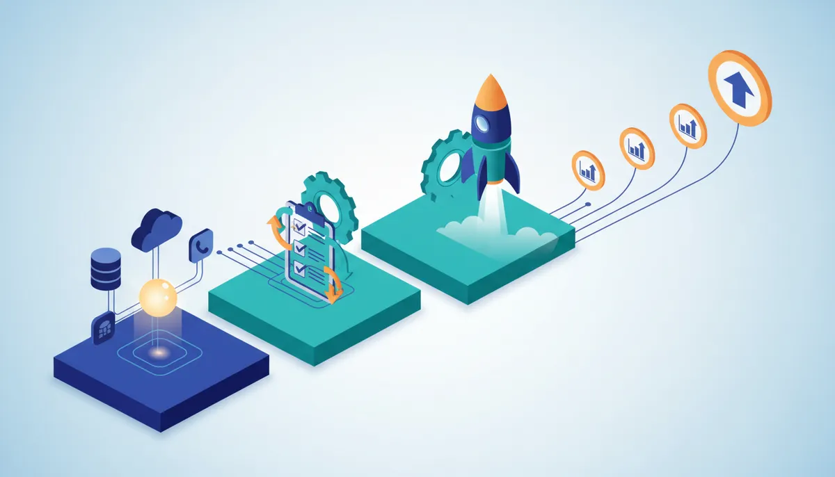 Conceptual illustration for Implementing Unified Data Tracking and ROI Measurement